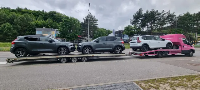Transport auta bez napędu